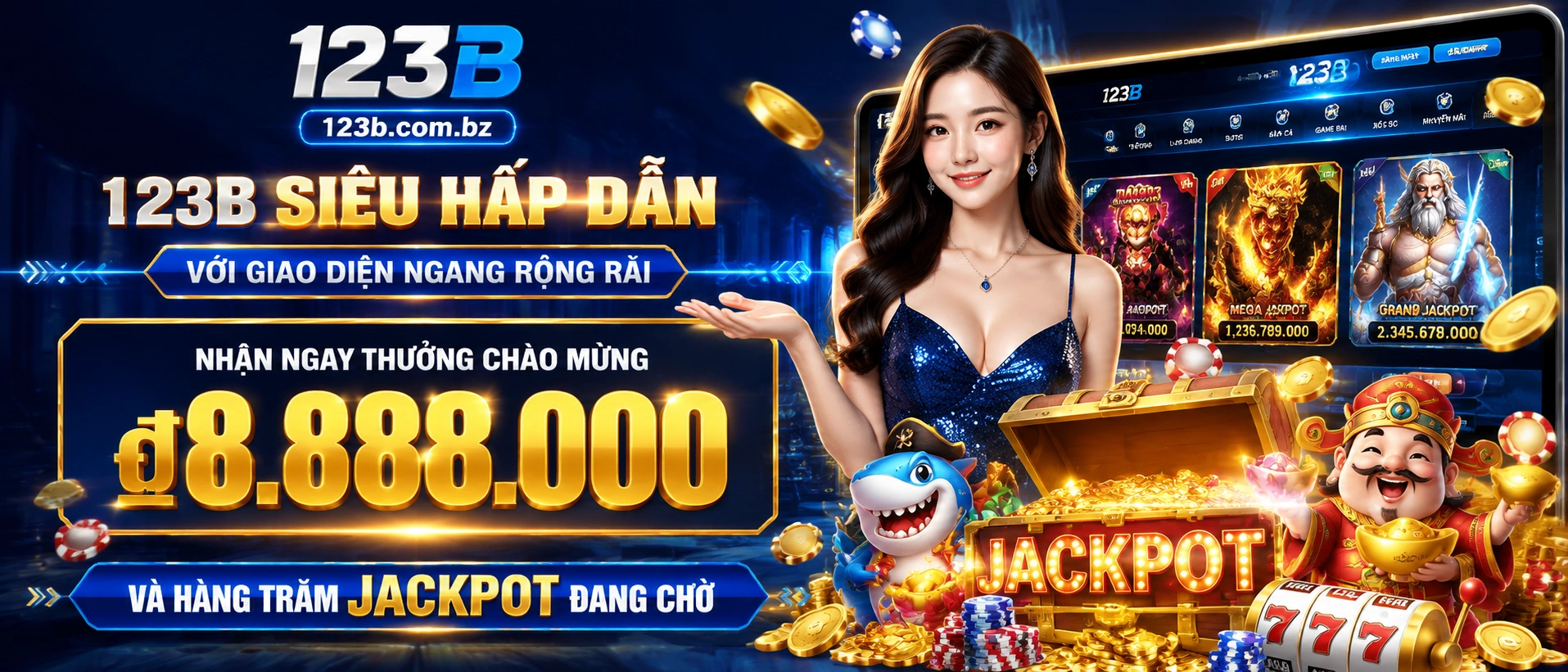 Minh họa khu vực casino và trò chơi